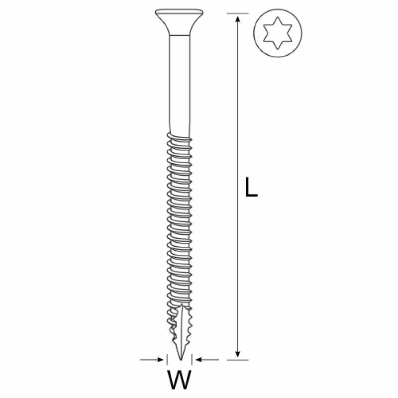 DECK SCREWS